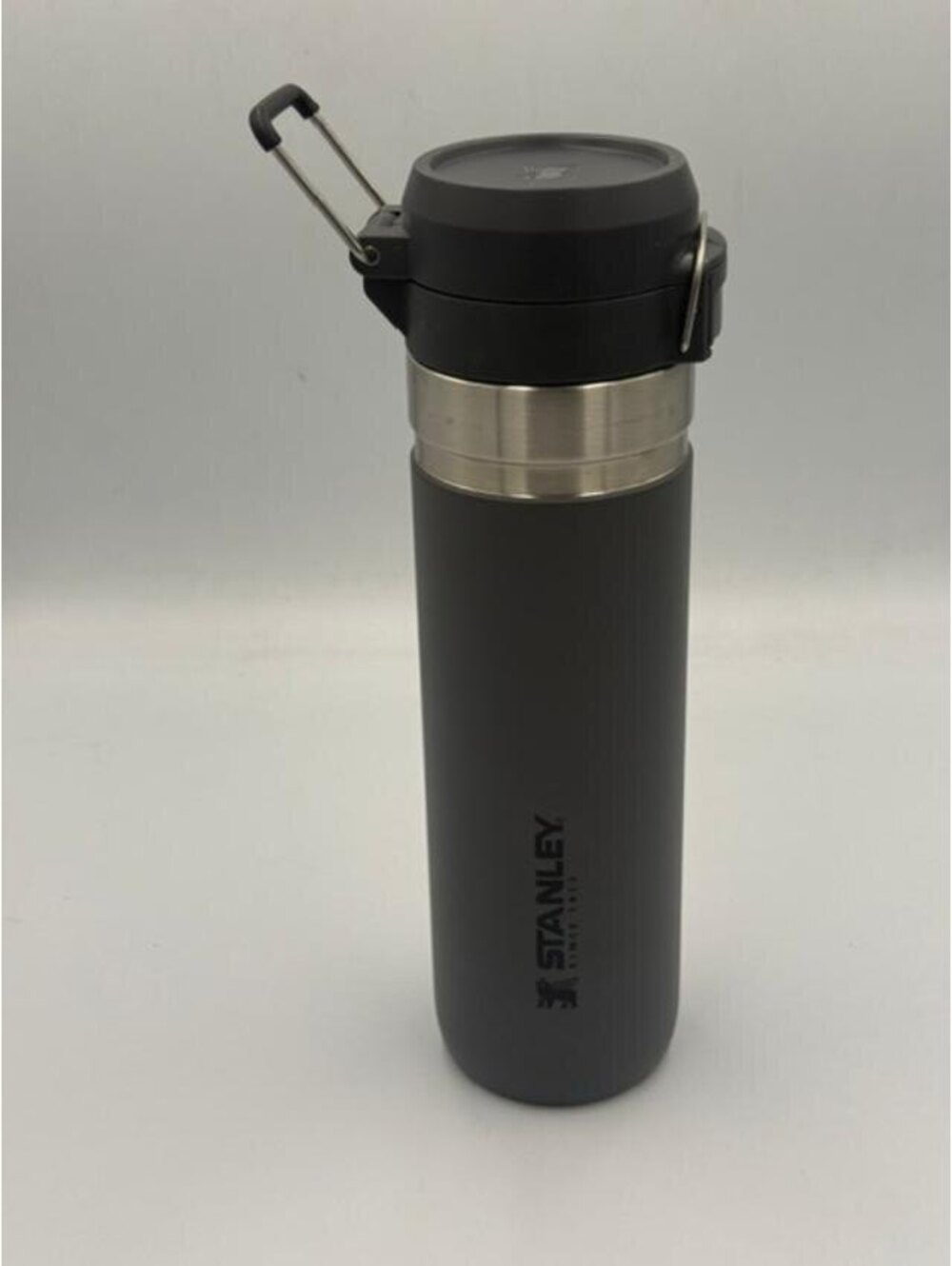 Stanley Quick Flip GO Water Bottle 24oz Charcoal Grey - New